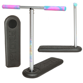 Hulajnoga Wyczynowa na trampolinę Story Original Trampoline Scooter Czarno-Tęczowy 55-70 cm