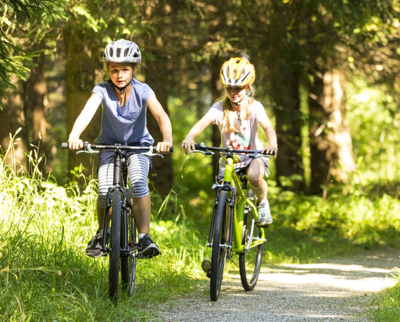 Lekki rower dla dzieci i młodzieży KUbikes 26 Czarno-Niebieski-Czerwony