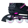 Rolki regulowane Story Fusion Adjustable Inline Skates Różowy LED