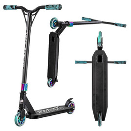 Hulajnoga Wyczynowa Story Bandit DOS Czarno-Tęczowy Wys. 81 cm