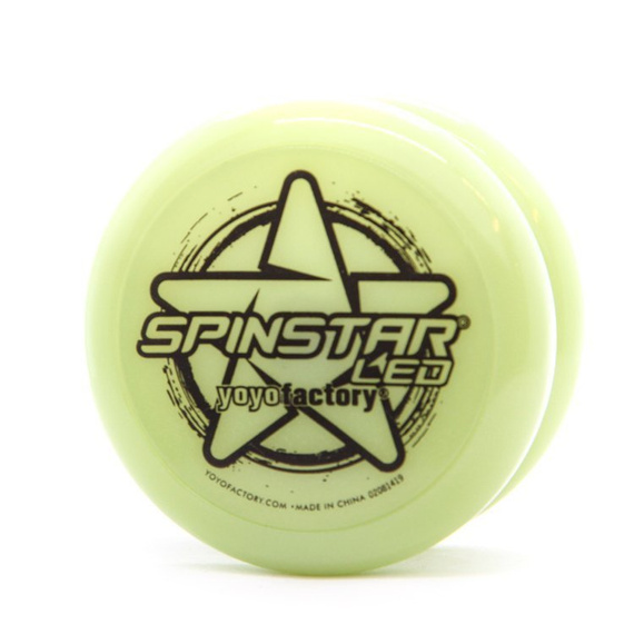 Yoyo Świecące Fluorescencyjne YoYoFactory Spinstar GLOW Yellow