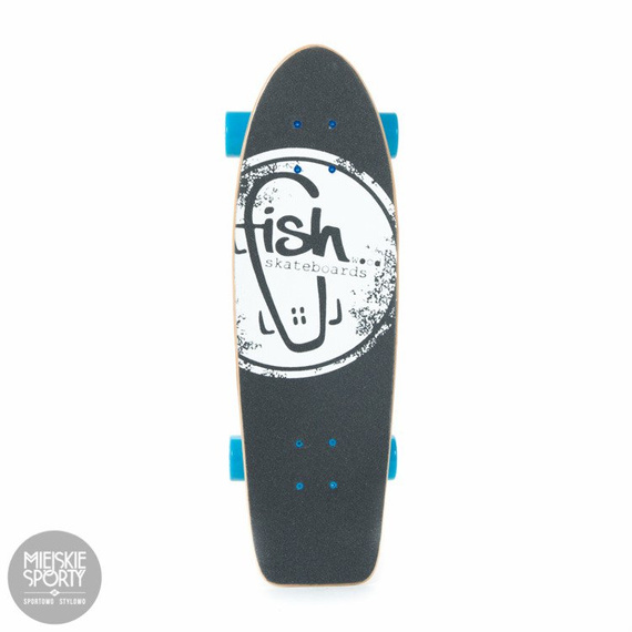 Shortboard Fish Skateboards Narwhal Blue