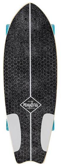Deska Surfskate Mindless Surf Skate Fish Tail Biała 29,5"