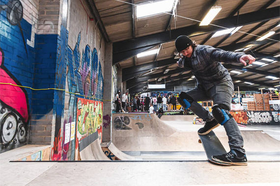 Ochraniacze REKD Ramp Knee Pads L Czarno Niebieskie