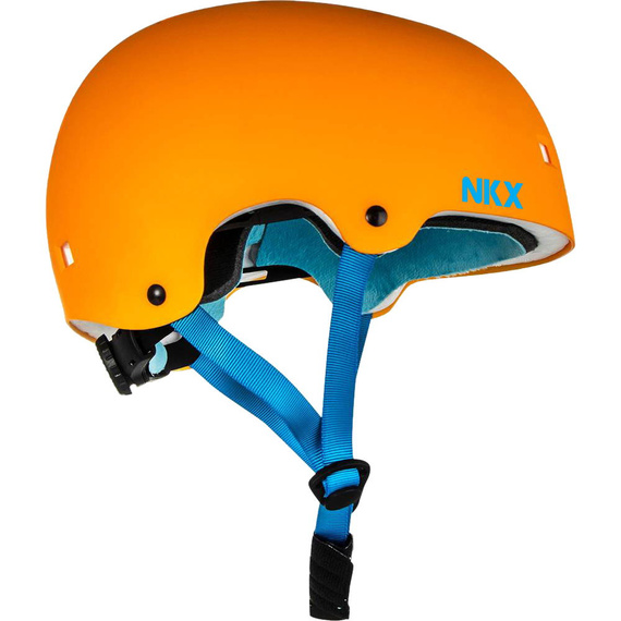 Kask Na Deskorolkę Hulajnogę NKX Brain Saver Pomarańczowo-Niebieski