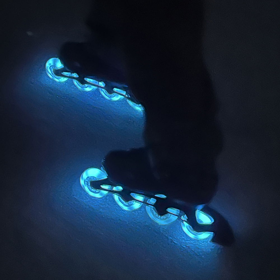 Rolki regulowane Story Fusion Adjustable Inline Skates Niebieski LED