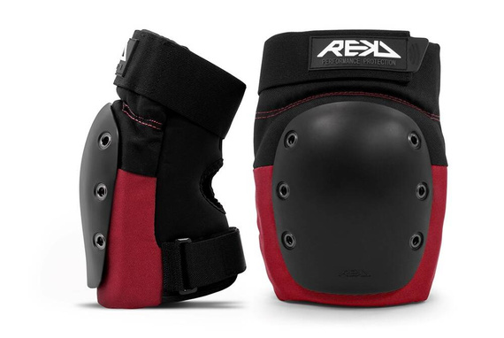 Ochraniacze REKD Ramp Knee Pads M Czarno Czerwony