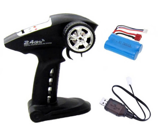 Samochód Zdalnie Sterowany RC Terenowy NQD Land Buster 1:12 Monster Truck RTR 2.4GHz Li-Ion 1500mAh 45km/h - Czerwony