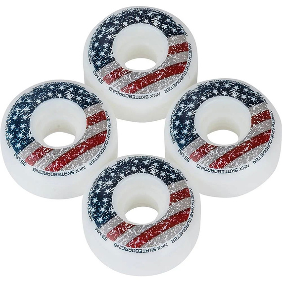 Kółka do deskorolki NKX Candy Series American Rouse Biały 53 mm 99A