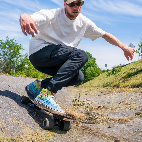 Kółka longboardowe Hawgs Plow King GT Czarny 74 mm 76A