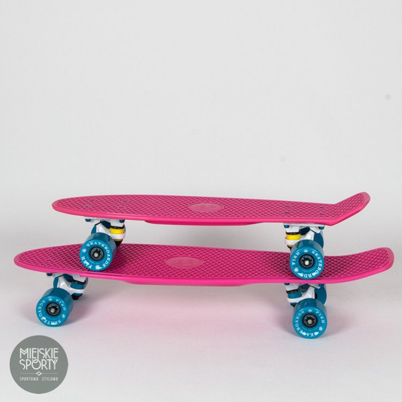 Big Fish Skateboards Summer Green/ Silver/ Summer Pink