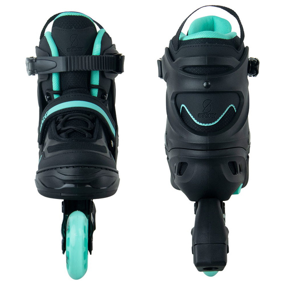 Rolki regulowane Story Fusion Adjustable Inline Skates Miętowy