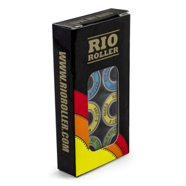 Łożyska do wrotek i rolek Rio Roller Bearing Pack ABEC-9 Multicolor (16 szt.)