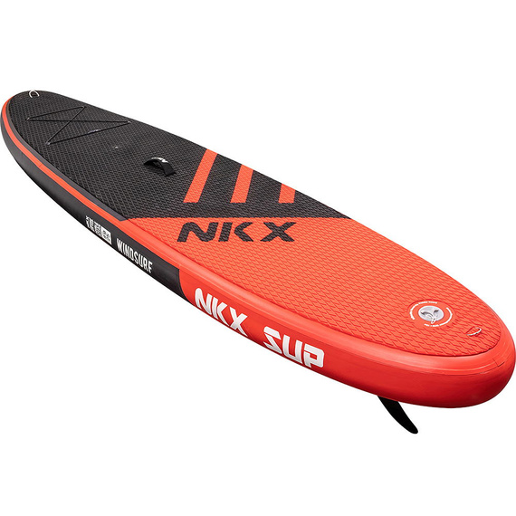 Deska turystyczna SUP pompowana pneumatyczna NKX Windsurf Czerwono-Czarny 9'0