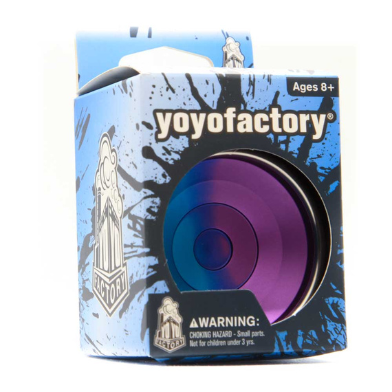 Yoyo Metalowe dla Zaawansowanych YoYoFactory BiMetal Niebiesko-Fioletowe