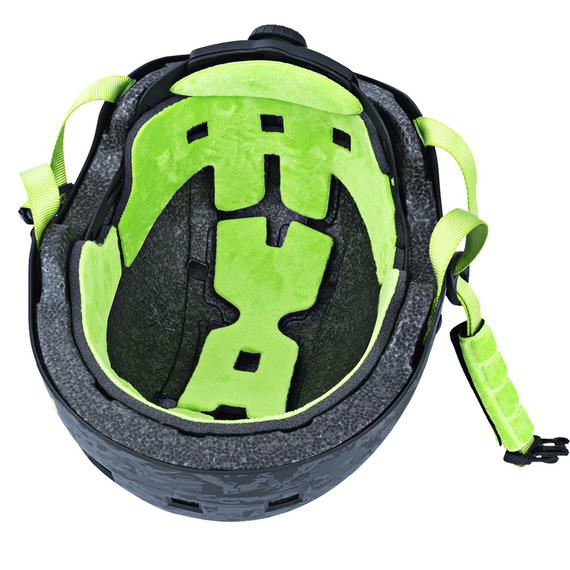 Kask Na Deskorolkę Hulajnogę NKX Brain Saver BCG Czarno-Zielony L