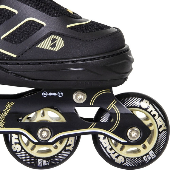 Rolki regulowane Story Fusion Adjustable Inline Skates Złoty