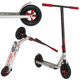 Terenowa Hulajnoga Wyczynowa Story Dirt Freestyle Scooter Czarno-Srebrny 89,9 cm