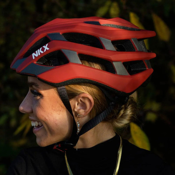 Kask Rowerowy NKX Racer Pro Granatowy