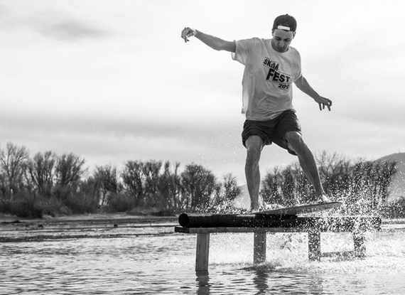 Skimboard Seventyone Logan Pro Niebiesko-Szara