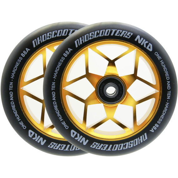 Koła do Hulajnogi NKD Goat Stunt Scooter Wheels Czarno-Złoty 110 mm