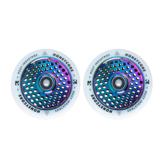 Koła do Hulajnogi Root Industries Honeycore White Pro Scooter Wheels 2-Pack Rocket Fuel 110 mm (2 szt.)