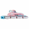 Rolki regulowane Story Spike Adjustable Inline Skates Różowo-Niebieski LED