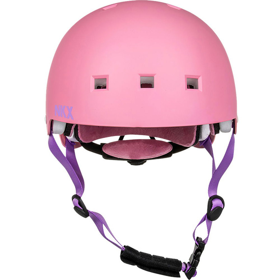 Kask Na Deskorolkę Hulajnogę NKX Brain Saver Różowo-Fioletowy