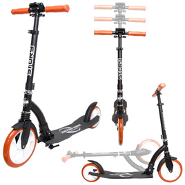 Hulajnoga Transportowa Miejska z Przednim Zawieszeniem Story Retro Ride Czarny Vintage