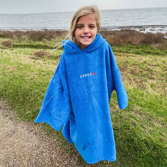 Poncho dla dzieci Annox Deluxe Kids Niebieski