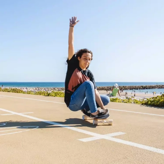 Surfskate Deskorolka Do Surfingu NKX Tahiti Olive 31"