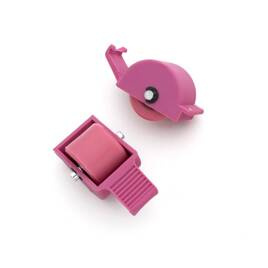 Kółka do butorolek Breezy Rollers Wheels Set Różowy