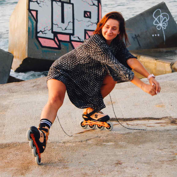 Rolki Uniwersalne Inline STORY Trust Brązowy