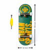 Fingerboard Deskorolka na palce Kompletny Set-Up Urban Sports Logo Green 32 mm