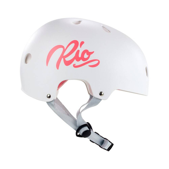 Kask Rio Roller Script Helmet Matt Biały