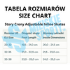 Rolki regulowane Story Crony Adjustable Inline Skates Czarny