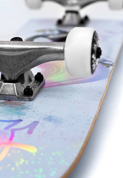 Deskorolka Enuff Skully Hologram Mini Complete Biały 7.25"