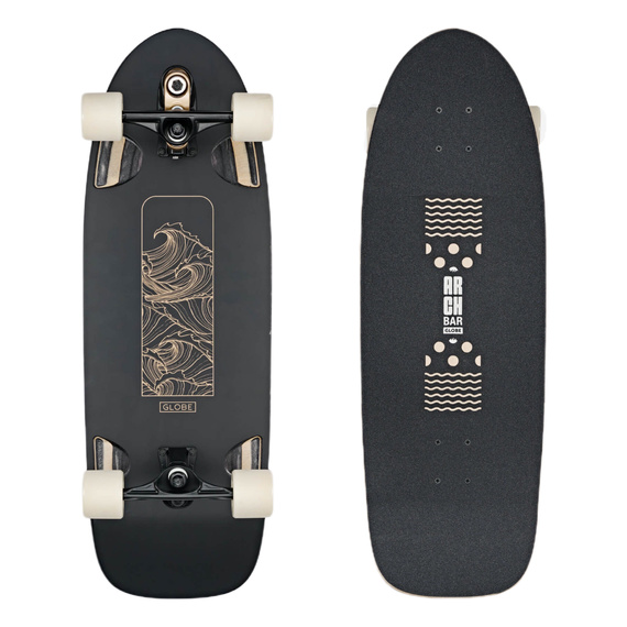 Deska Surfskate GLOBE Walrus - Black/Peaking 31"