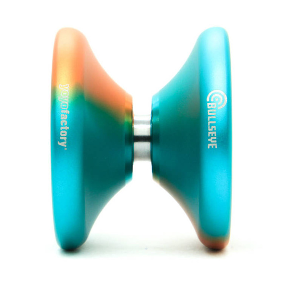 Yoyo Metalowe YoYoFactory Bullseye Orange Teal Fade