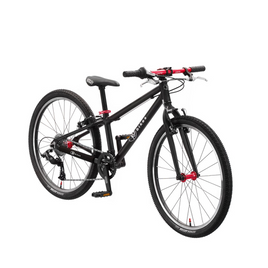 Lekki rower dla dzieci KUbikes 24S Czarno-Czerwony