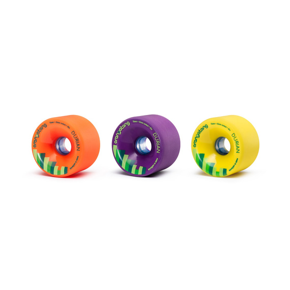 Koła do longboardu Orangatang Durian Wheels Żółty 75 mm 86A