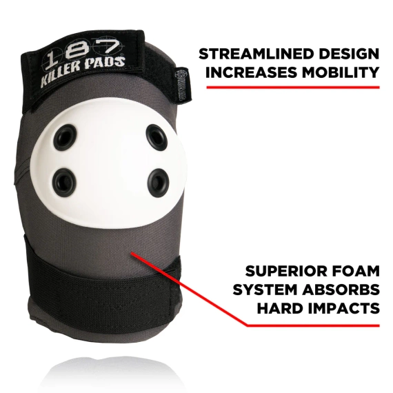 Ochraniacze na łokcie 187 Killer Pads Elbow Pad Szary/Czarny/Biały