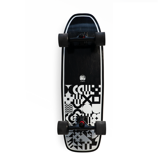 Deska Surfskate Cutback - B&W 32"
