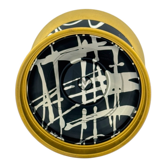 Yoyo Metalowe dla Zaawansowanych YoYoFactory MOZ 7075 – Toya Kobayashi Signature Czarno-Srebrny Splash