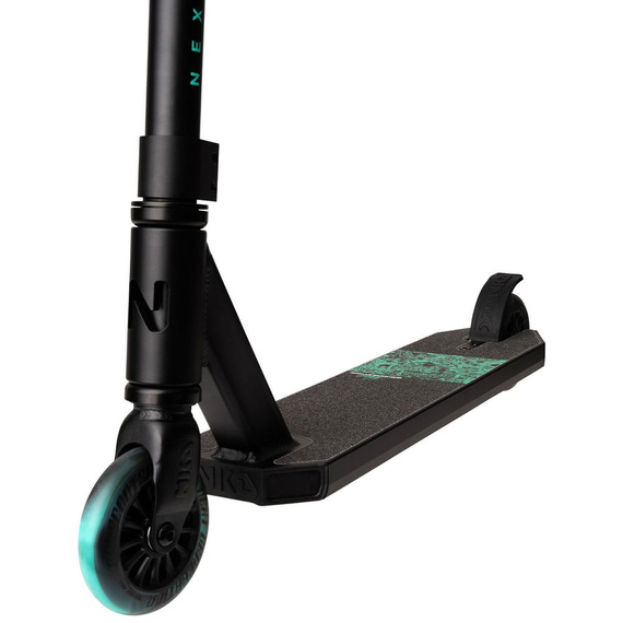 Hulajnoga Wyczynowa Aluminiowa Lekka dla młodych riderów NKD Next Generation Czarno-Miętowy wys. 79,4 cm