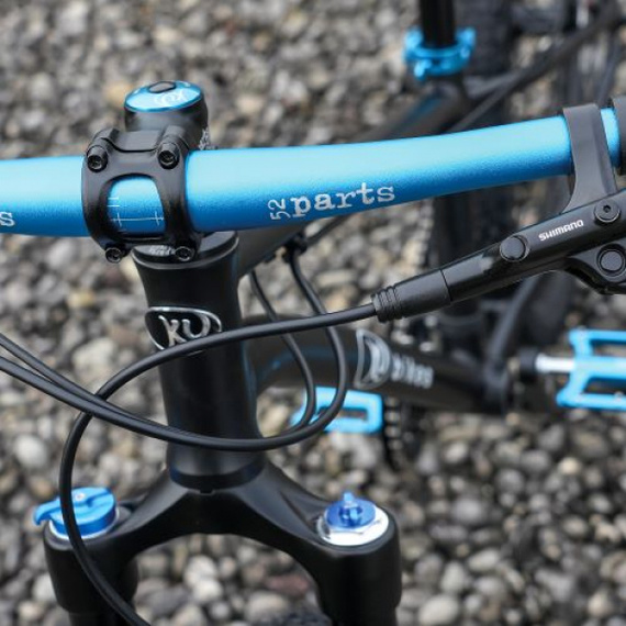 Lekki rower dla dzieci KUbikes 24S DISC Turkusowo-Fioletowy