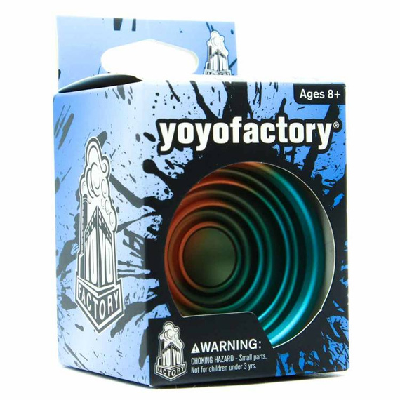 Yoyo Metalowe YoYoFactory Bullseye Orange Teal Fade