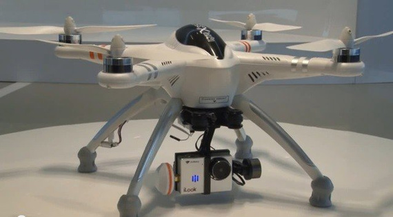 Dron RC Walkera: Walkera QR X350 PRO RTF7 (Devo F7 z FPV, G-3D, złącze GoPro3i4, antena 5,8GHz, akumulator)