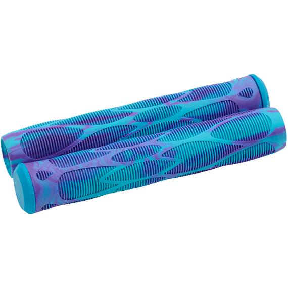 Gripy Rączki do Hulajnogi Wyczynowej NKD Park Stunt Scooter Grips Niebiesko-Fioletowy 165 mm