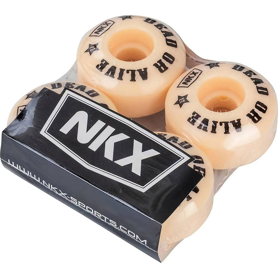 Kółka do deskorolki NKX Candy Series Dead or Alive Kremowy 53 mm 99A
